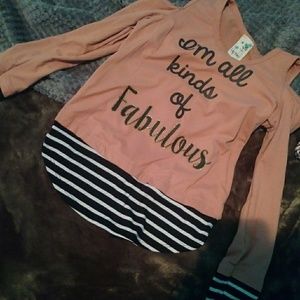 Tanish long sleve shirt